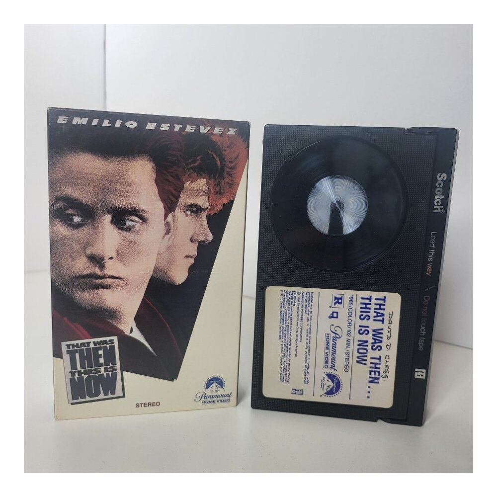 That Was Then This Is Now BETA Tape Betamax (Not VHS) Emilio Estevez